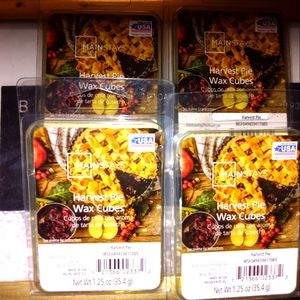 Mainstays Harvest Pie 🥧 Wax Cubes- Net Wt. 1.25oz x 4